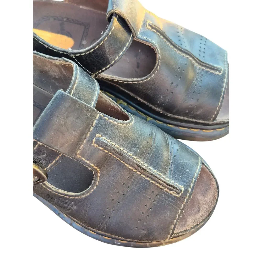 Dr Martens Women's Brown Leather Fisherman Sandals US 12 UK 9 EU 43
